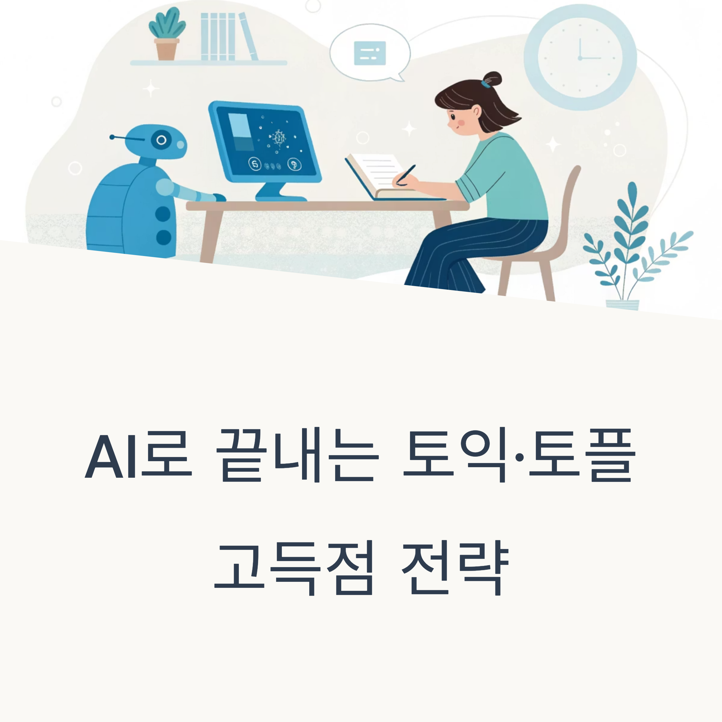 AI로 토익·토플 점수 폭발! 맞춤형 피드백부터 실전 시뮬레이션까지, 효율적 영어 학습 전략