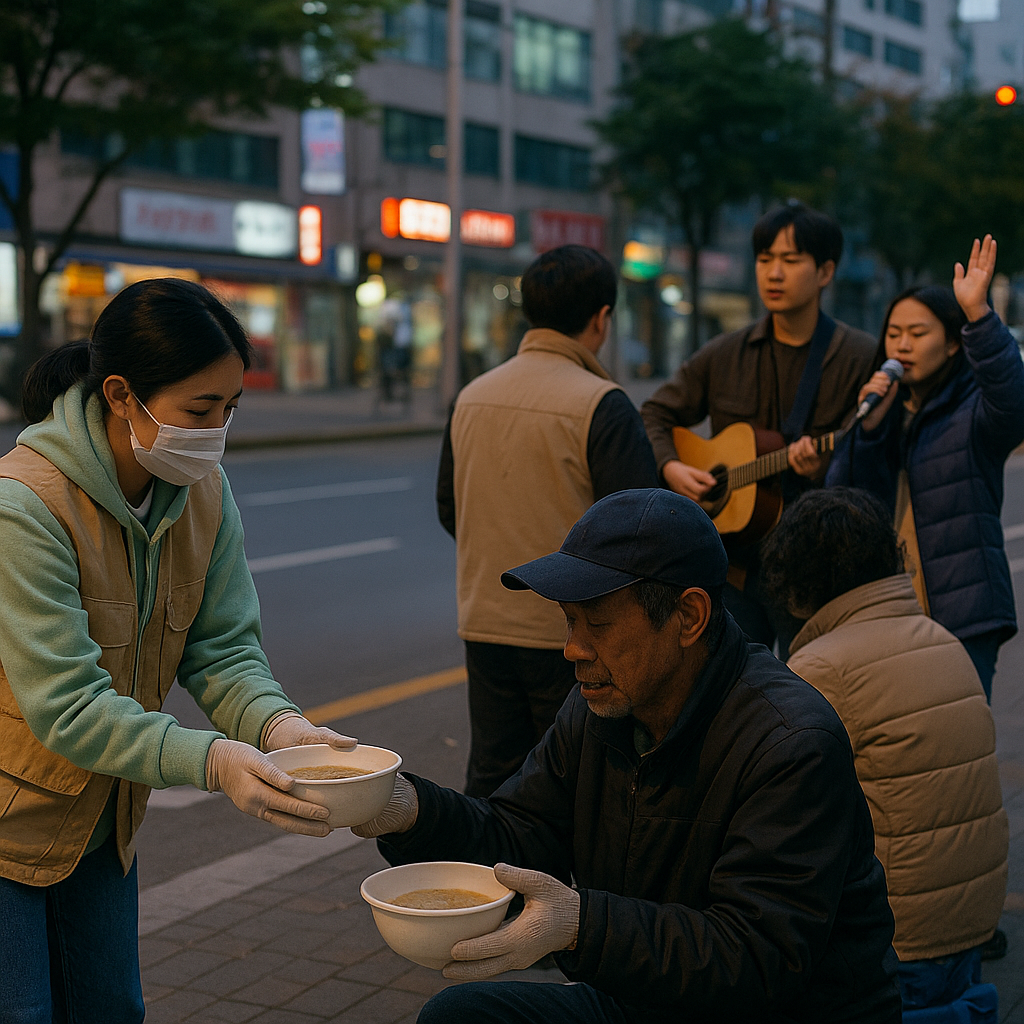 거리에서 드린 예배와 도시선교, 교회가 한 일들을 깊이 해석하다
