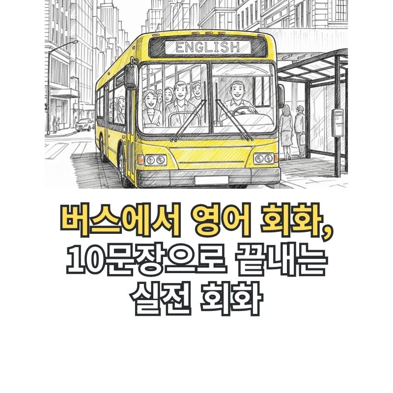 버스에서 사용하는 영어 회화 표현