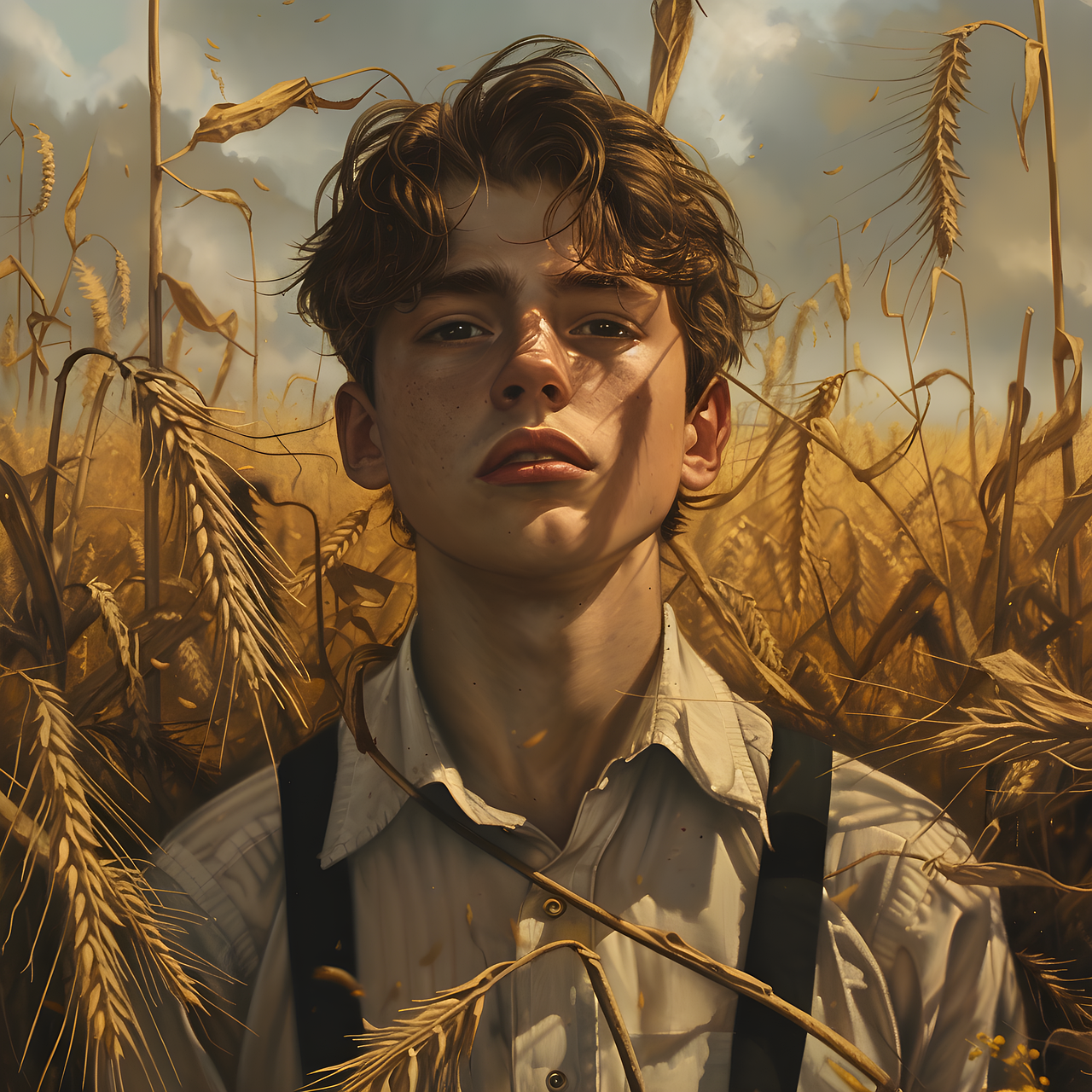 호밀밭에 한 소년그림