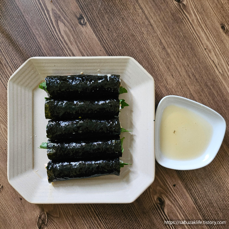 미니 참치 김밥 만들기 14