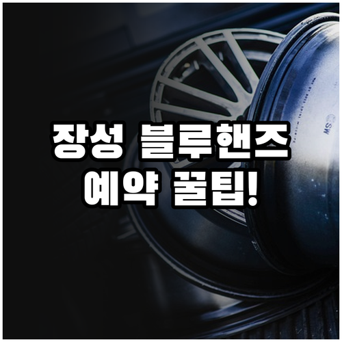 장성군 근처 블루핸즈 위치 정보와 대..