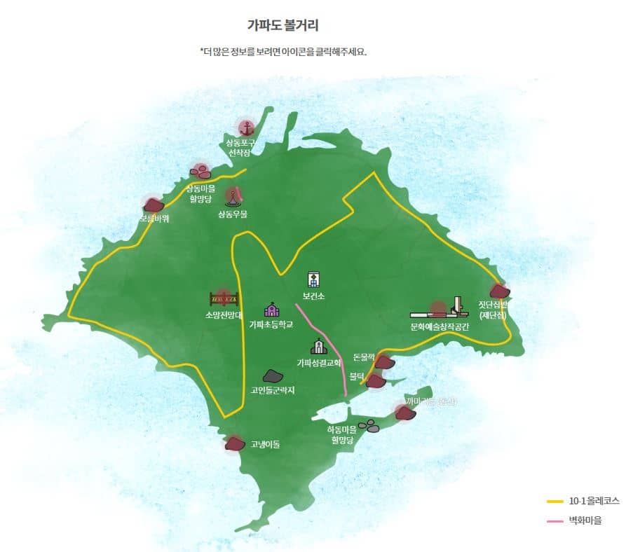 가파도 볼거리지도