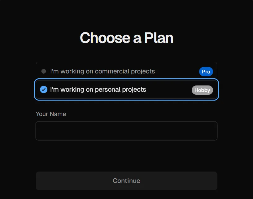 Vercel Plan