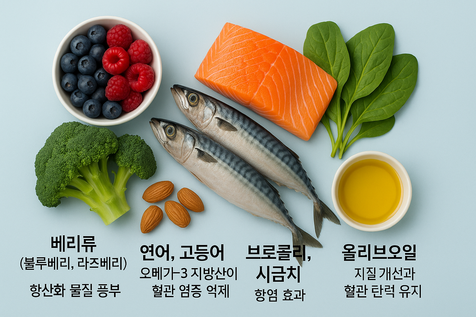 소혈관 건강에 좋은 음식