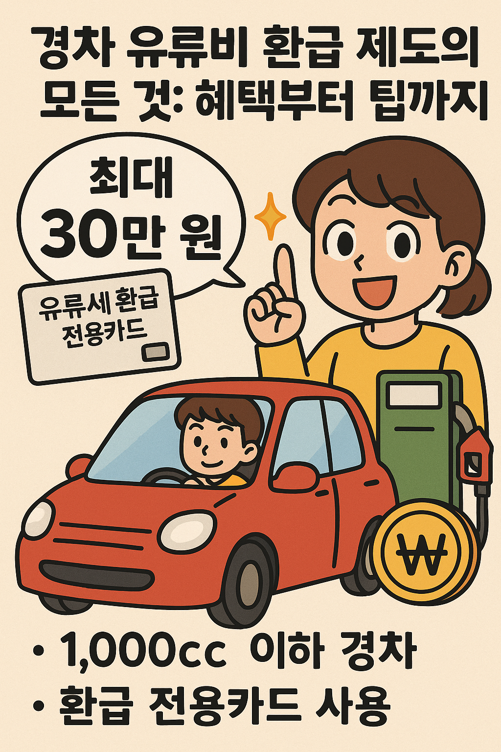 경차 유류비 환급 제도 - 경차 차량 유지비, 신청 방법, 신청 조건, 환급 제도 안내