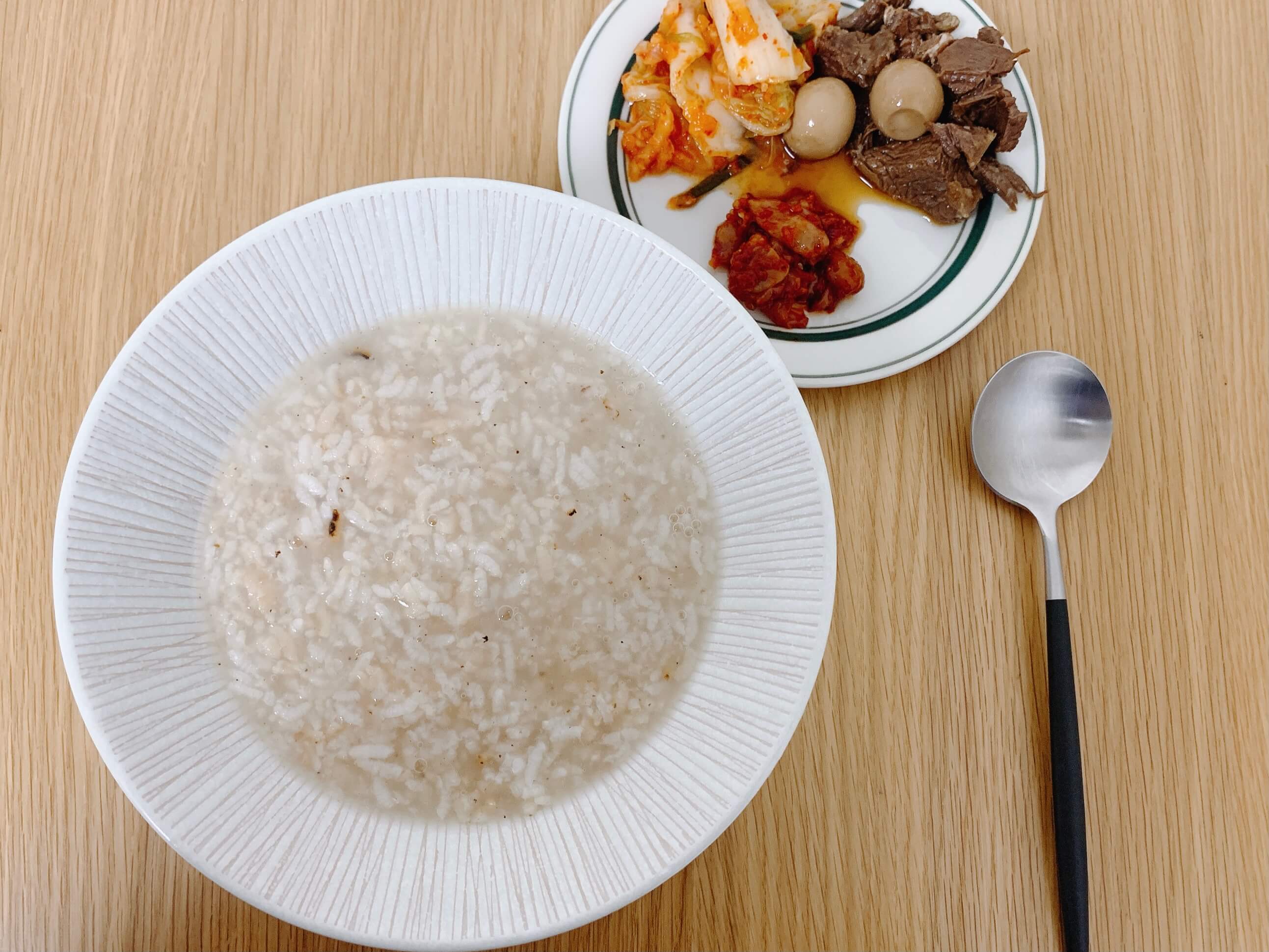 누룽지죽 완성