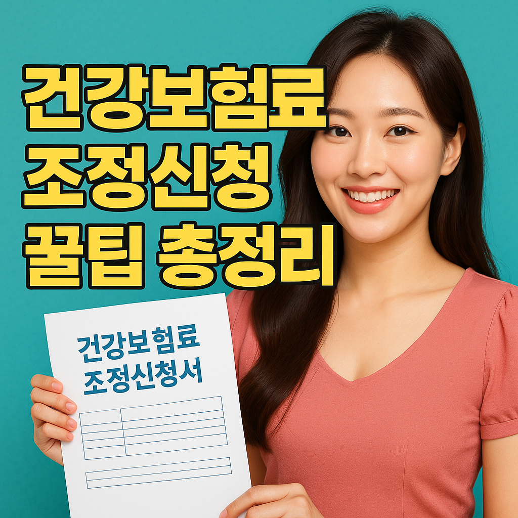 건강보험료 조정신청, 나도 몰랐던 꿀팁