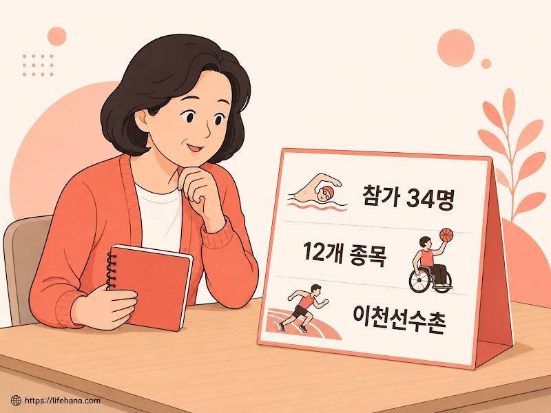 기초 5종목부터 패럴림픽 7종목까지, 12개 스포츠