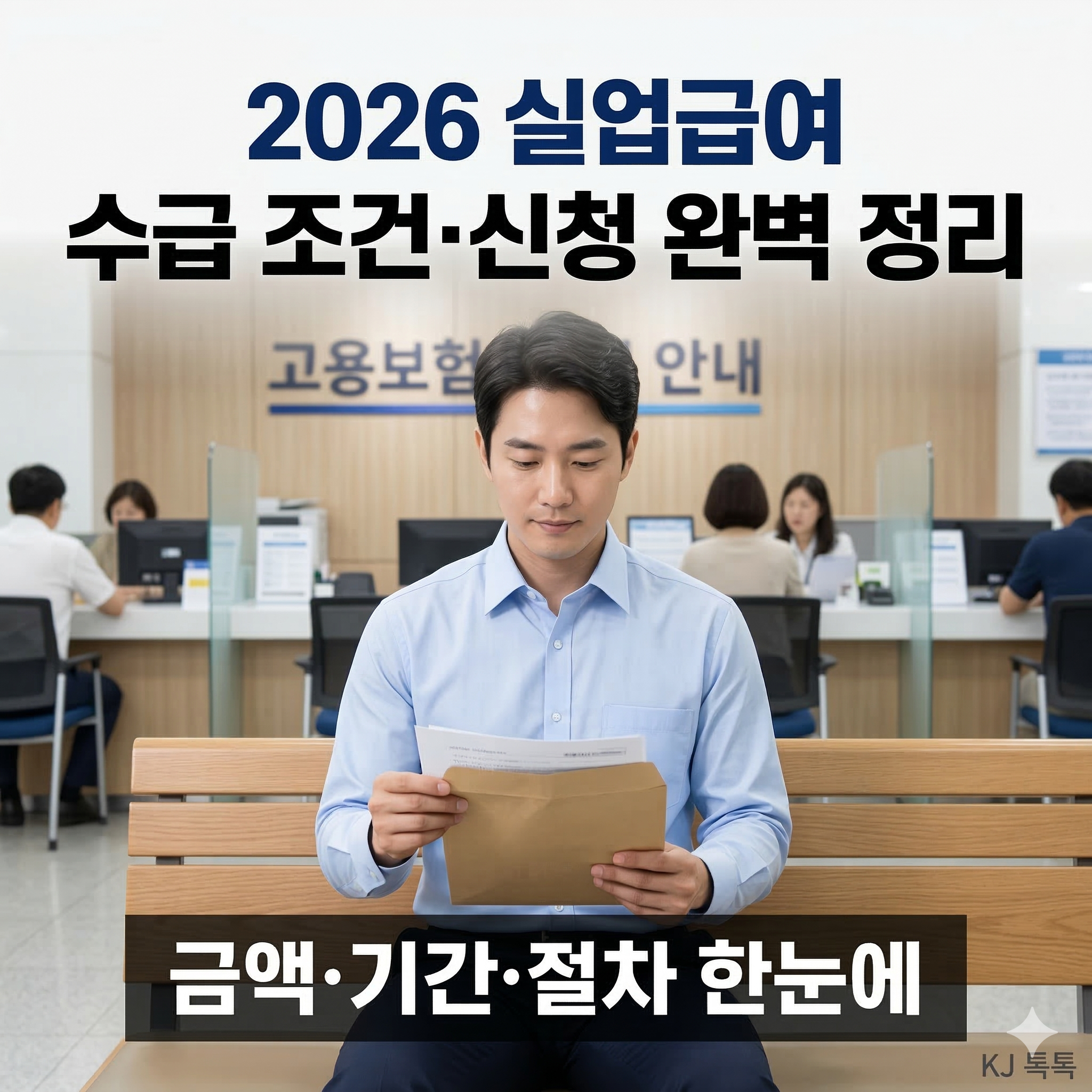 2026 실업급여 수급 조건&middot;신청 절차&middot;금액 완벽 정리