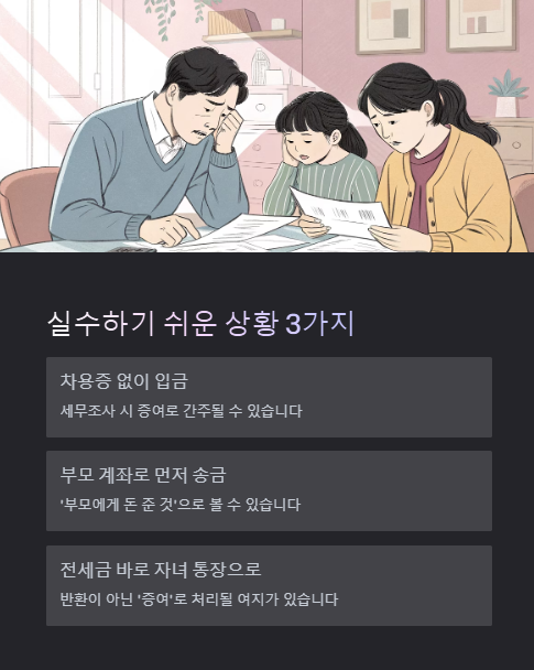 실수하기 쉬운 상황 3가지