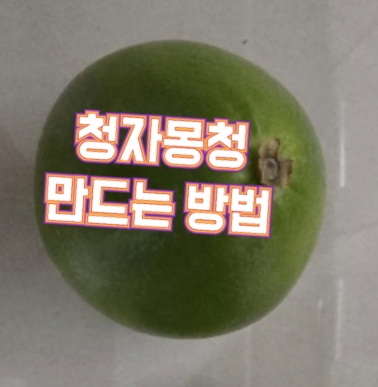 청자몽청-만들기