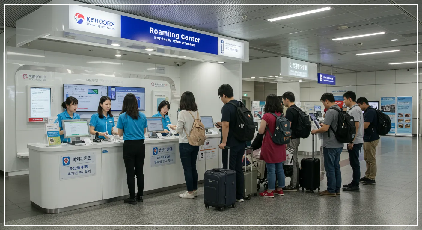 인천공항 로밍센터 안내