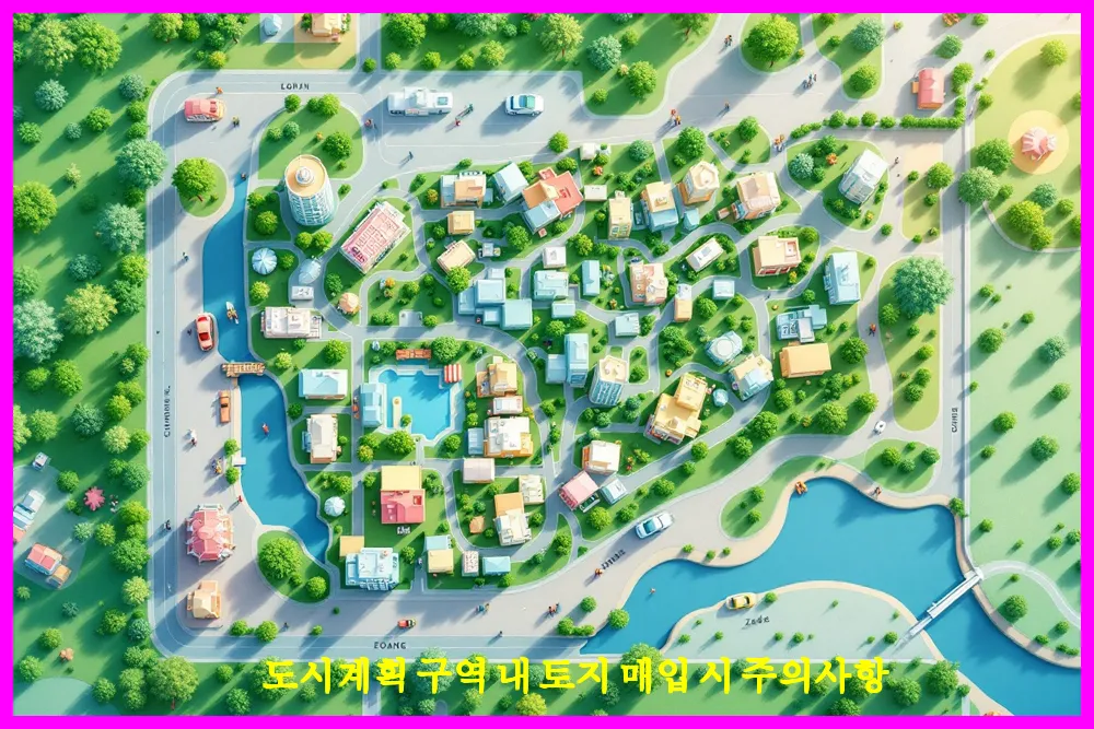 도시계획 구역 내 토지 매입 시 주의사항