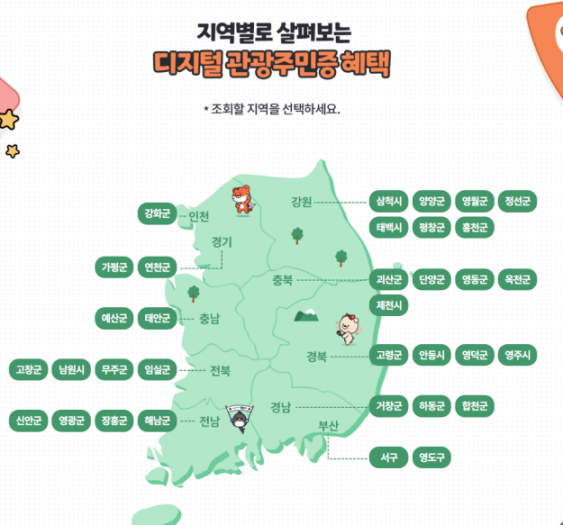 디지털 관광주민증 발급
