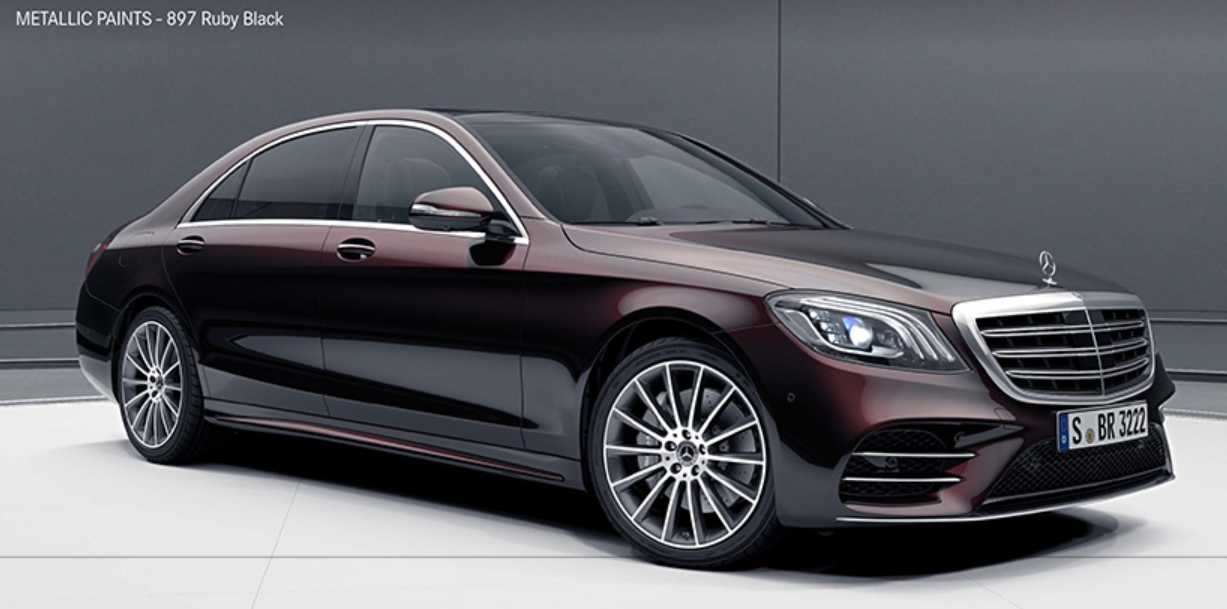 Ruby Black( 색상코드 : 897) 벤츠 S 클래스 Ruby Black( 색상코드 : 897)
