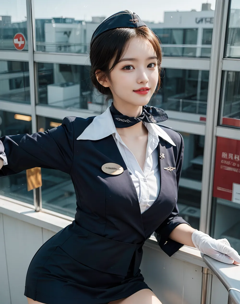 항공사 스튜어디스 컨셉