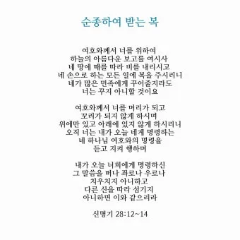 신명기 28장 축복 저주 강해_5