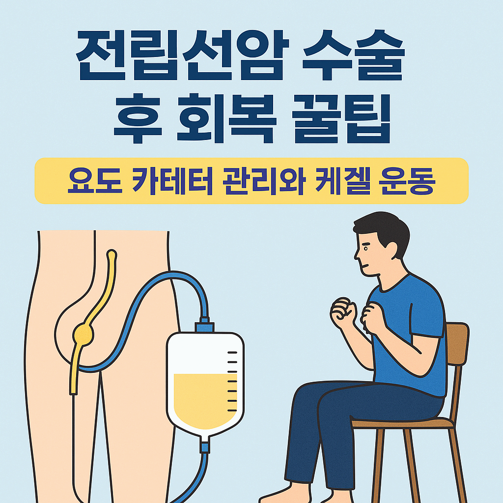 전립선암 수술 후 빠른 회복 가이드: 카테터 관리부터 케겔 운동까지