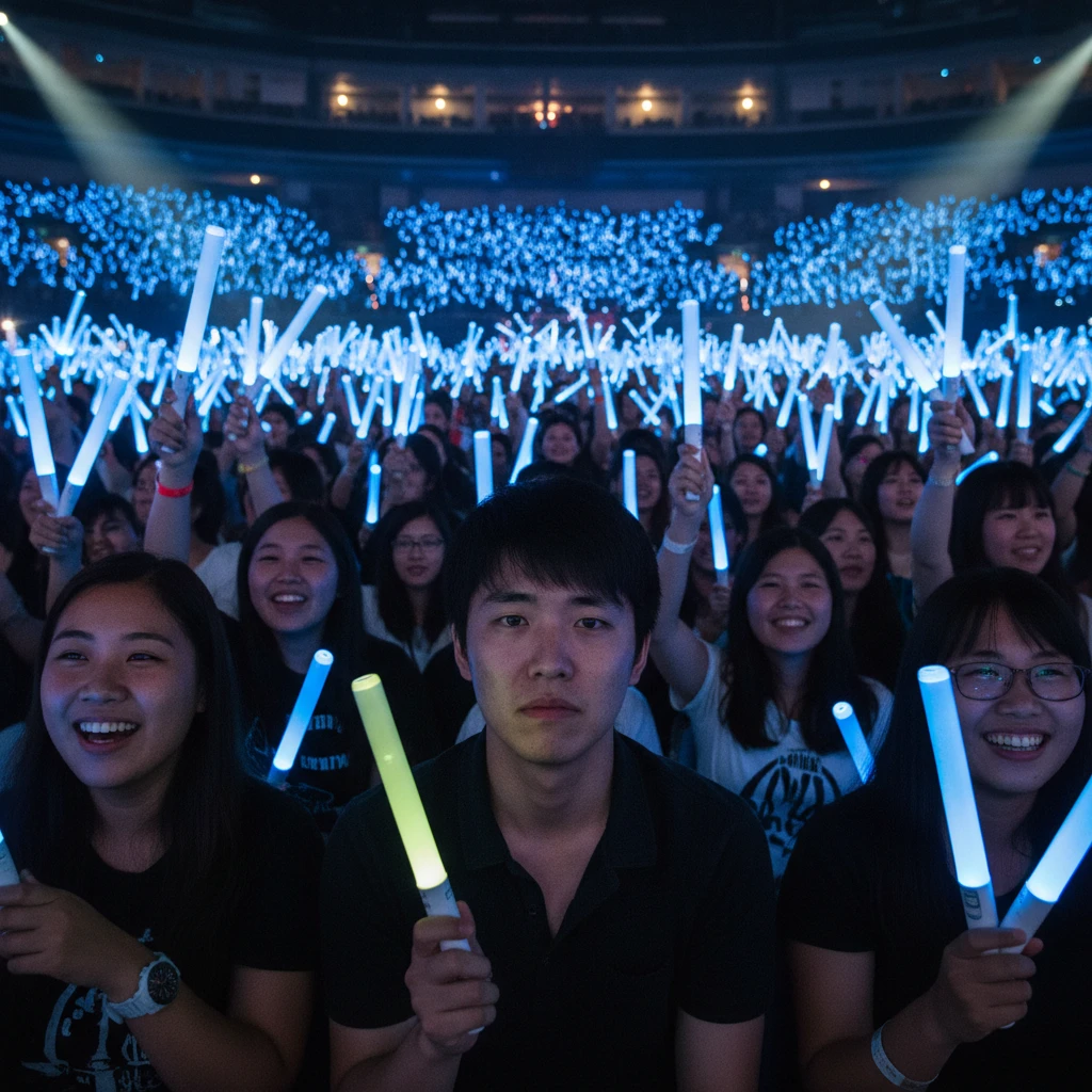 미스트롯4 콘서트 응원봉 슬로건 현장..