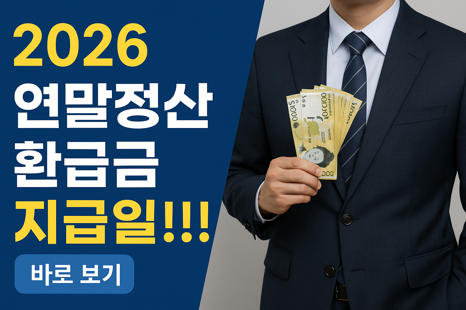 &ldquo;홈텍스에서 내 환급금 확인하는 법｜2026 연말정산 환급일 체크하기&rdquo;