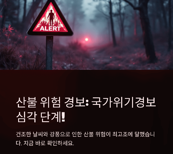 산불 시 대처요령