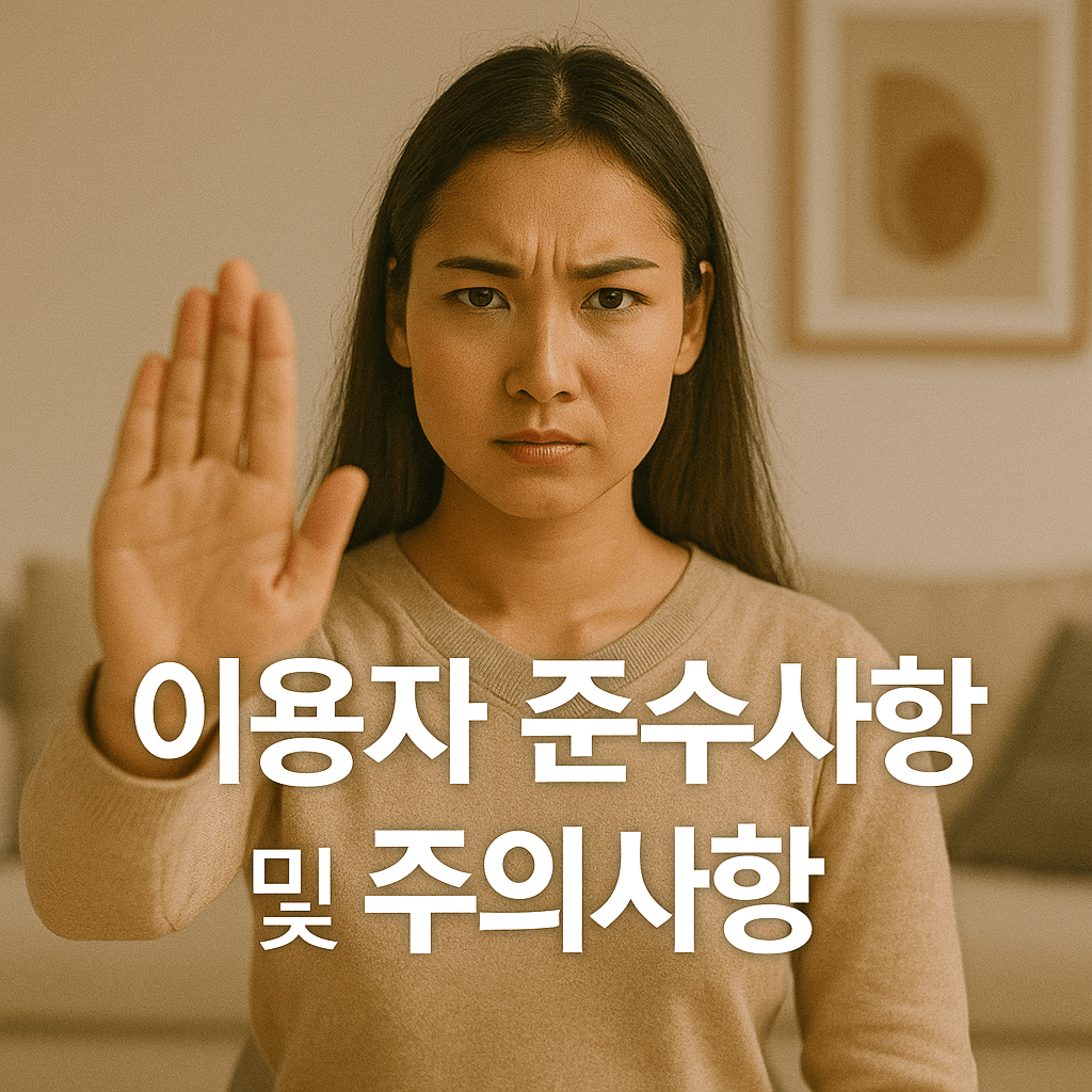주의사항