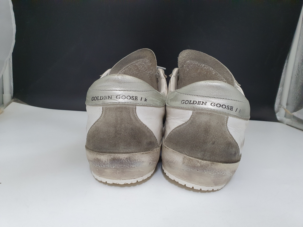 골든구스 슈퍼스타 스니커즈 실버 탭 아이스 스타 보강 4