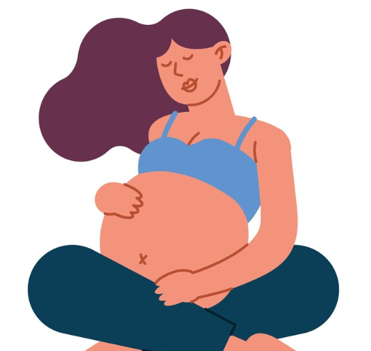 임신 후기 배뭉침 증상, 조기진통 구분 방법+배뭉침 완화 자세5가지