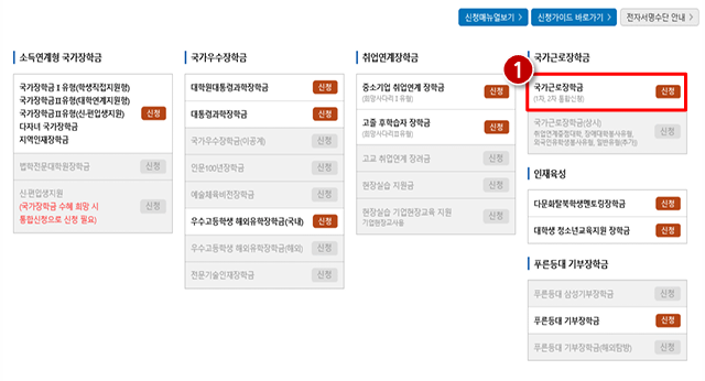국가근로장학금 신청기간 및 신청방법