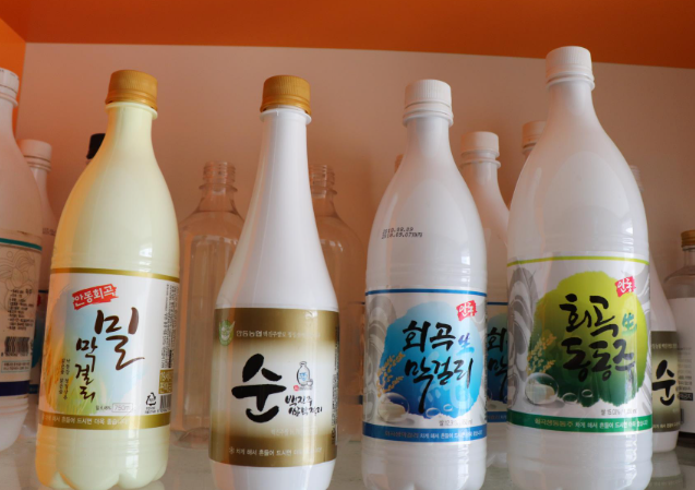 여러 종류 막걸리들