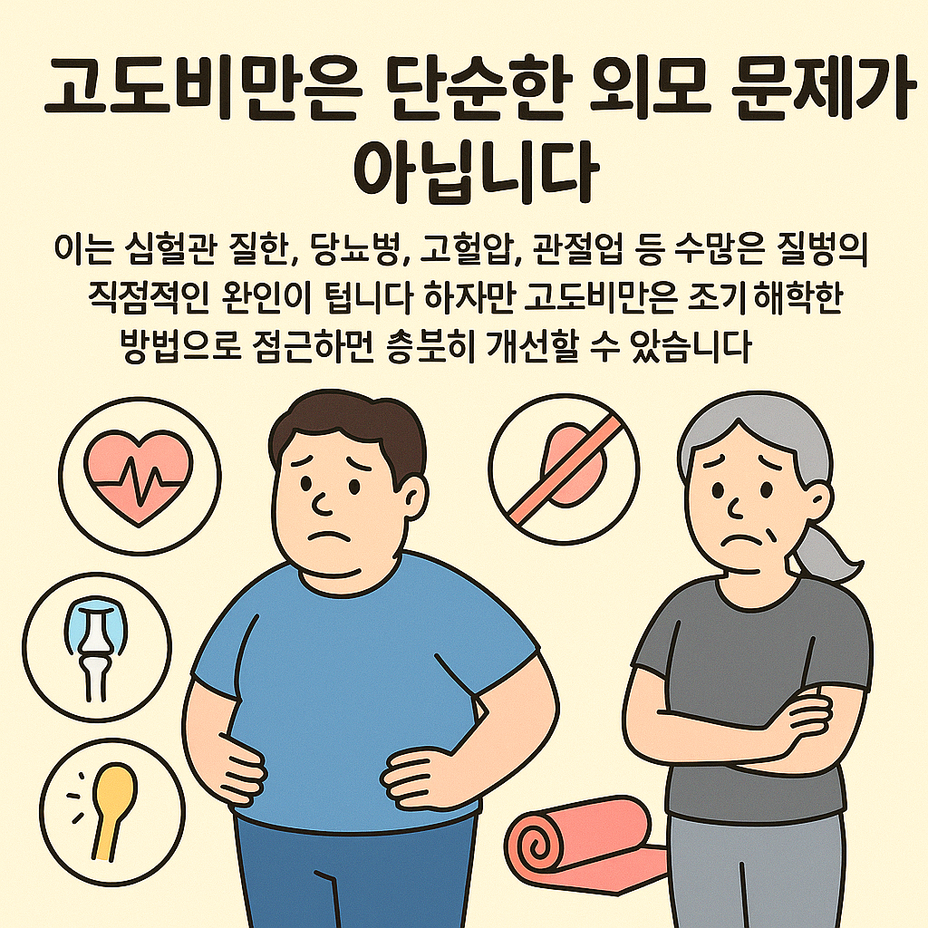 고도비만의 위험성과 단계별 해결 가이드