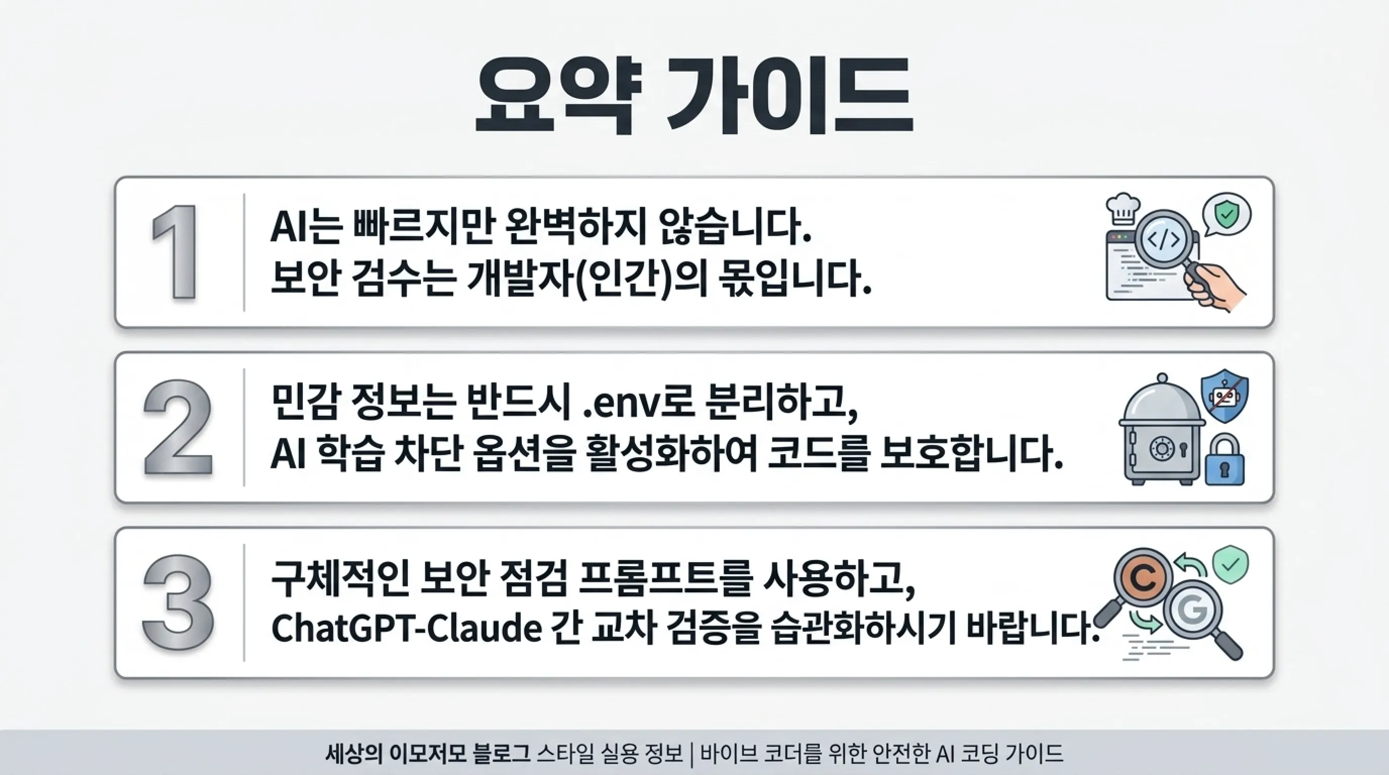 바이브 코딩 보안 AI가 만든 음식에 독이 없는지 확인하는 법