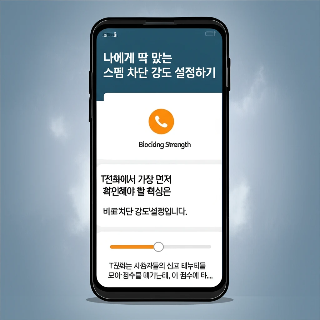 T전화 수신 차단 번호 등록부터 특정..