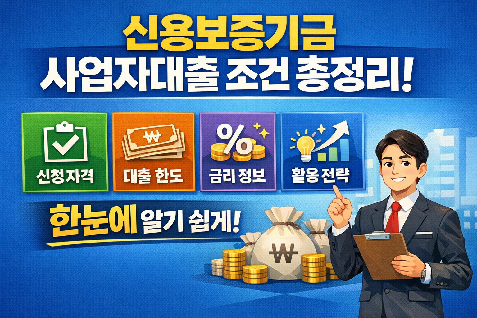 신용보증기금 사업자대출 조건