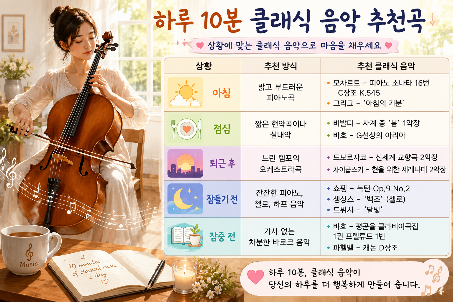10분 클래식 음악 추천곡