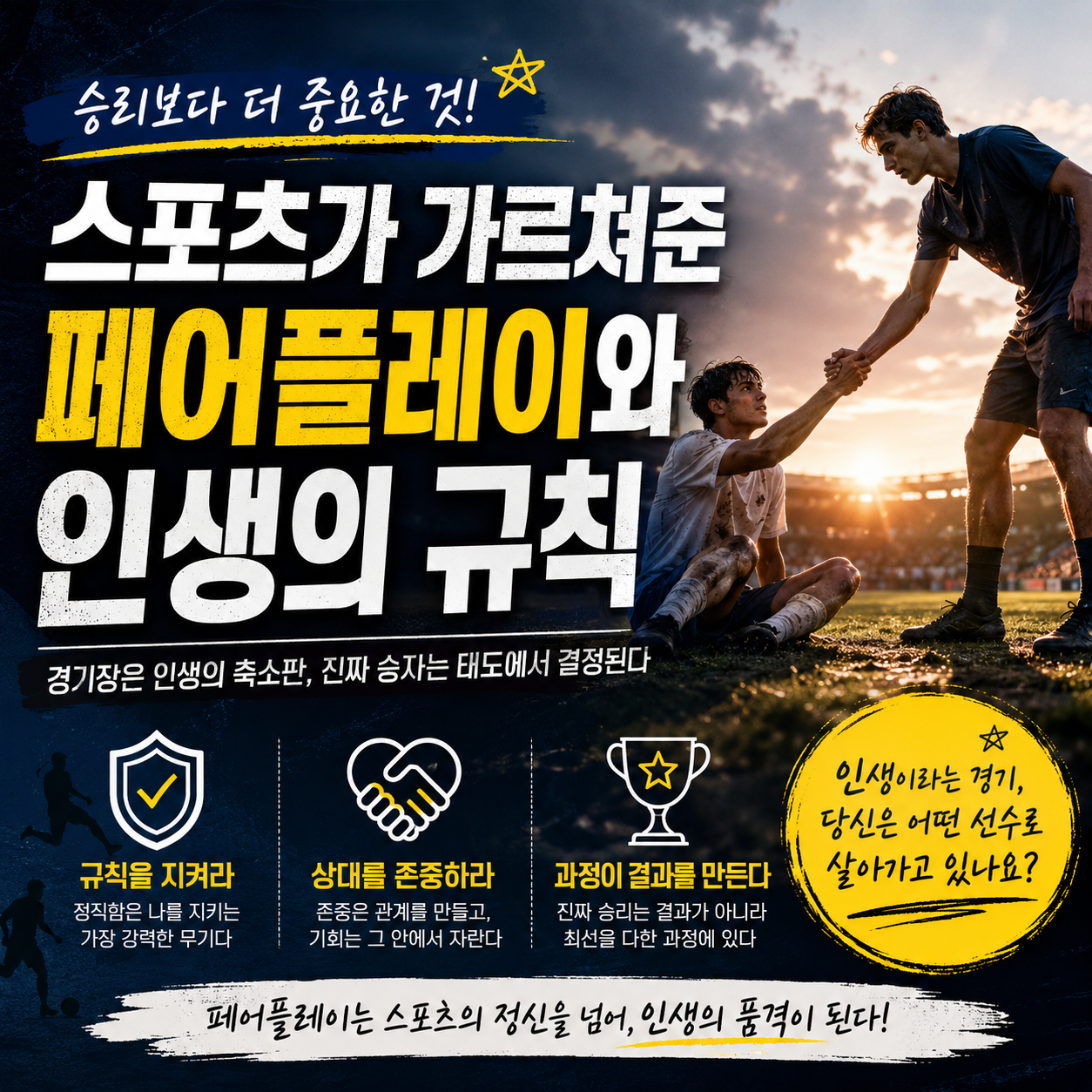 &ldquo;승리보다 더 중요한 것, 스포츠가 우리 인생에 남긴 진짜 교훈&rdquo;