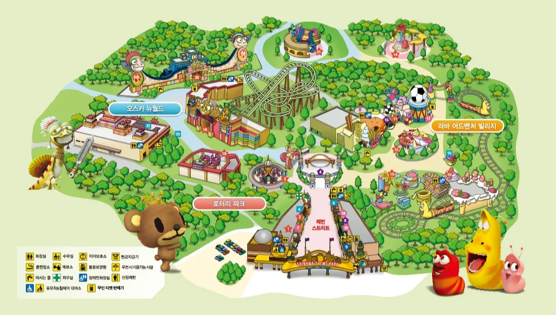 제주도-여행-신화월드호텔-신화테마파크-지도-안내