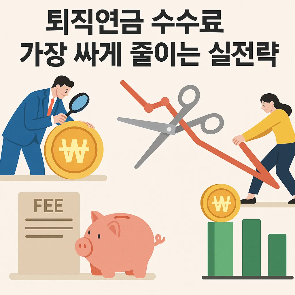 퇴직연금 수수료 가장 싸게 줄이는 실전 전략