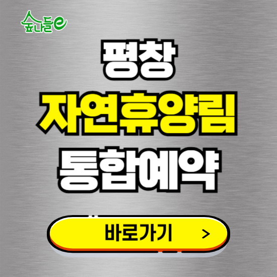 평창 자연휴양림 온라인 예약하기 ❘ 숙소 야영장 캠핑장 실시간 예약 현황 보기 ❘ 강원 평창군