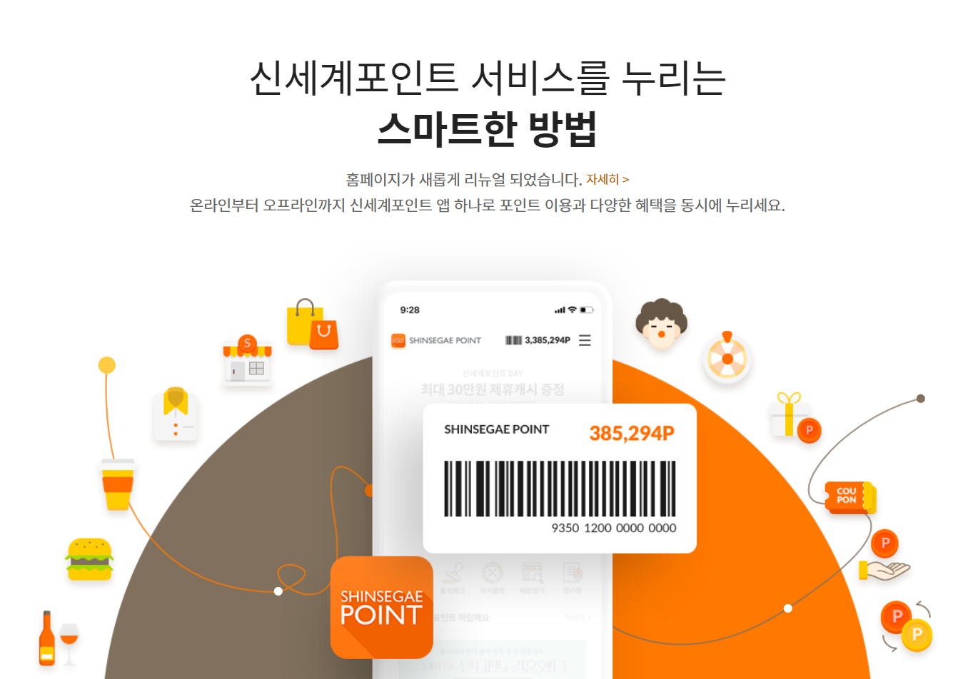 신세계포인트관련 혜택 설명 사진입니다.