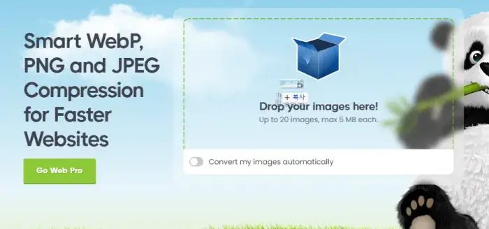TinyPNG 화면
