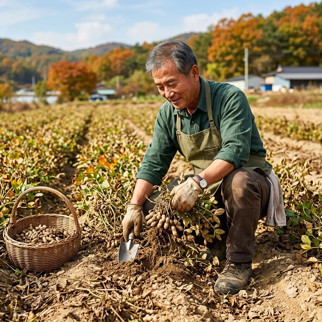 땅콩 수확시기 알아보기