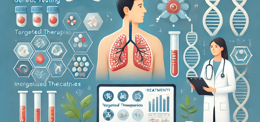 폐암 유전자 검사로 달라진 치료에 관한 이미지