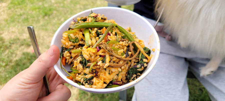 산나물 축제 비빔밥