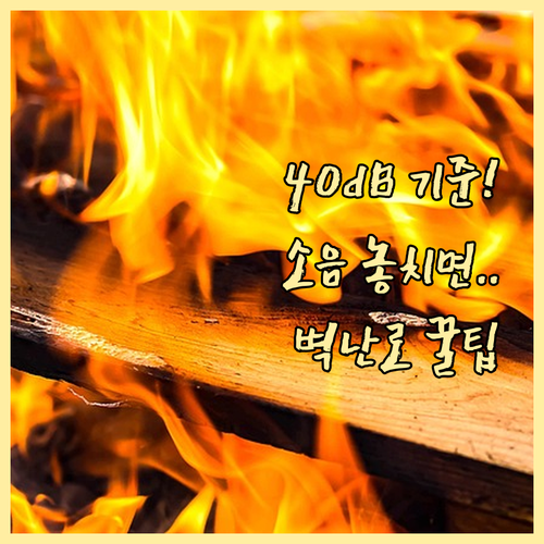 벽난로형 전기난로 구매 전 소음 체크..