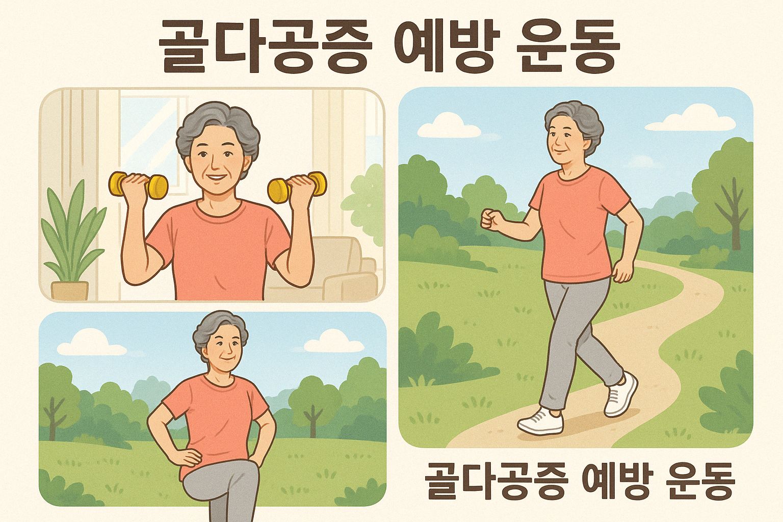 골다공증 예방 운동