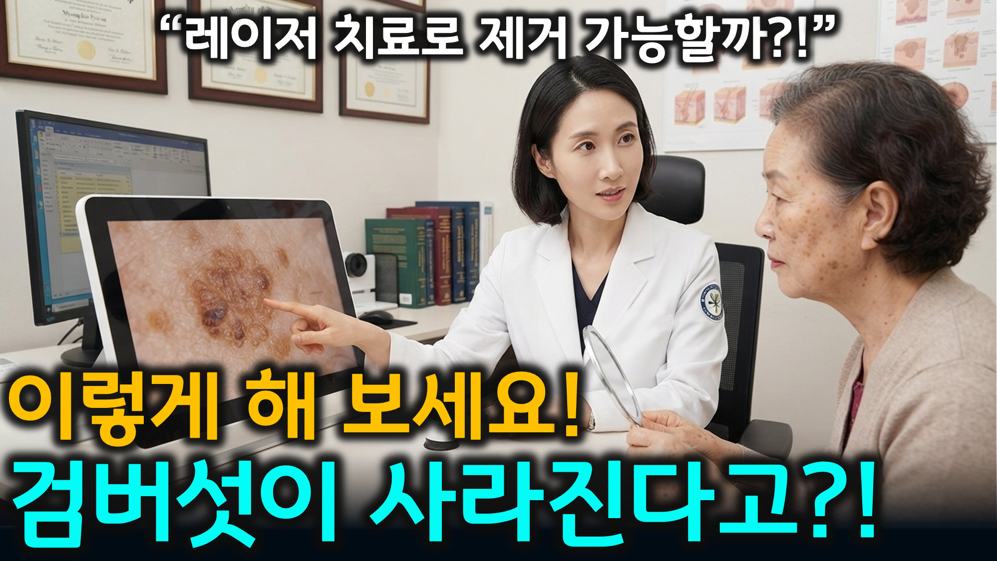 검버섯 제거 (민간요법, 레이저 치료, 홈케어)