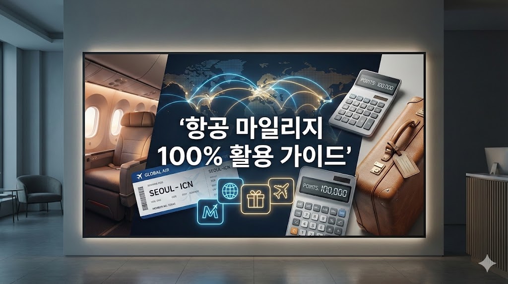항공 마일리지 사용법: 묵힌 마일리지로 공짜 여행! 항공 마일리지 100% 활용 가이드