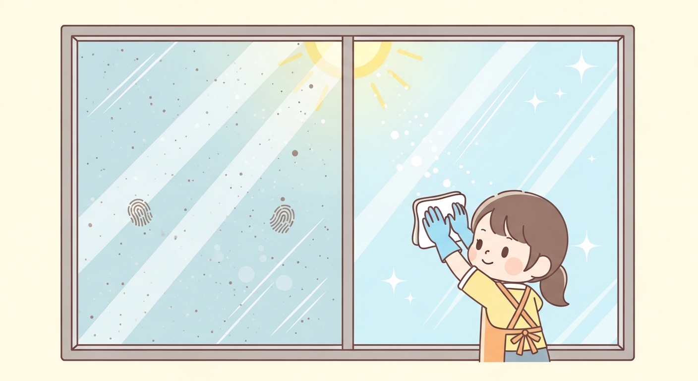 유리창 청소법